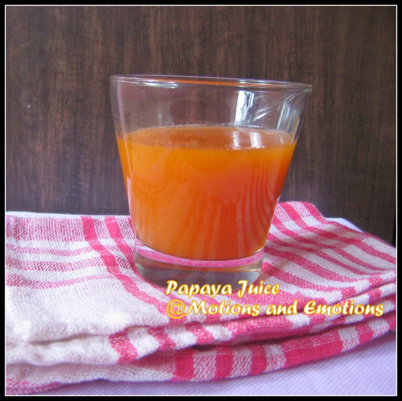 Papaya Juice Motions and Emotions