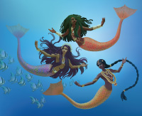 3 mermaids