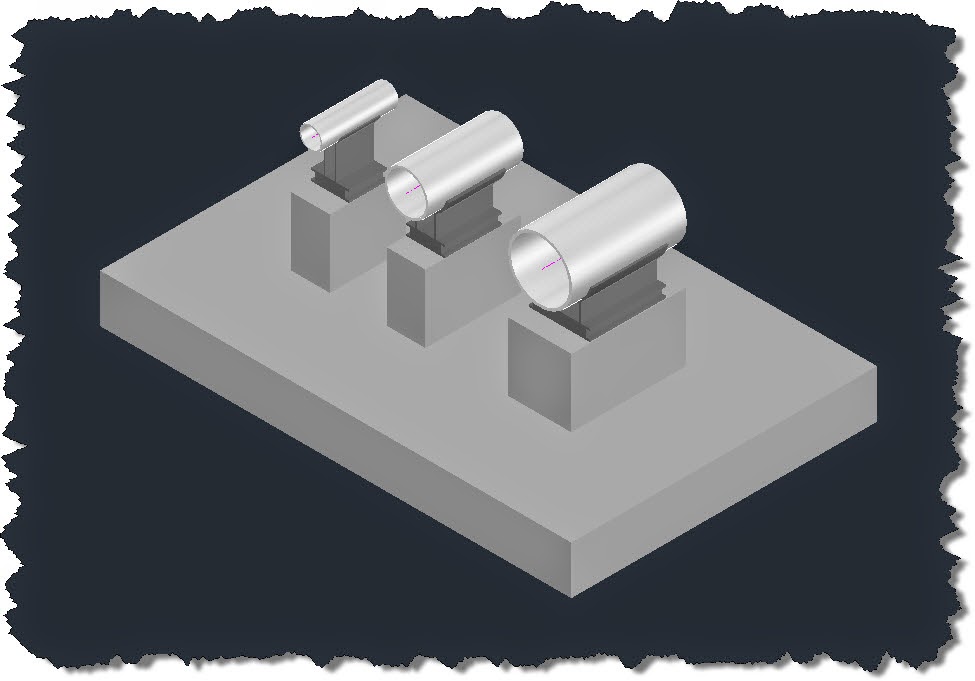 Chempute Software Creating Custom 3D Pipe Supports and Adding them to
