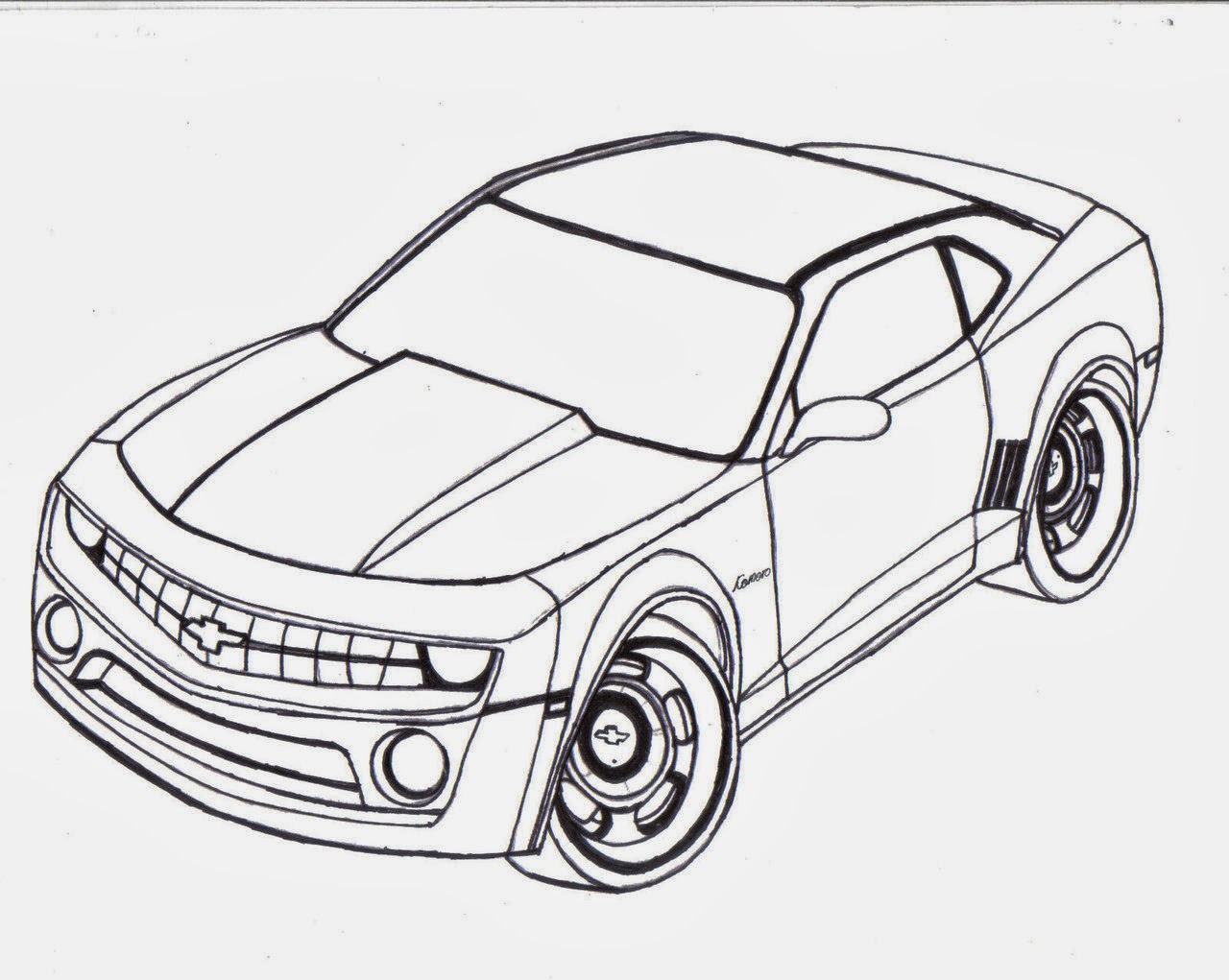Car For Kid Coloring Page Free wallpaper