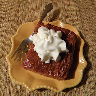Plate of Pudding with Whipped Cream