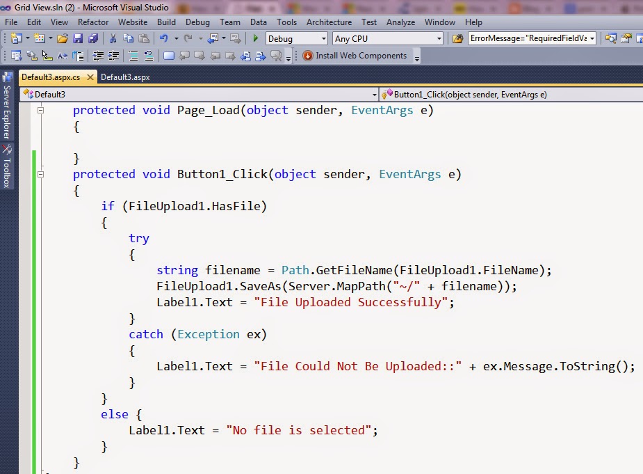  development tips Insert Update and Delete with Repeater Control In