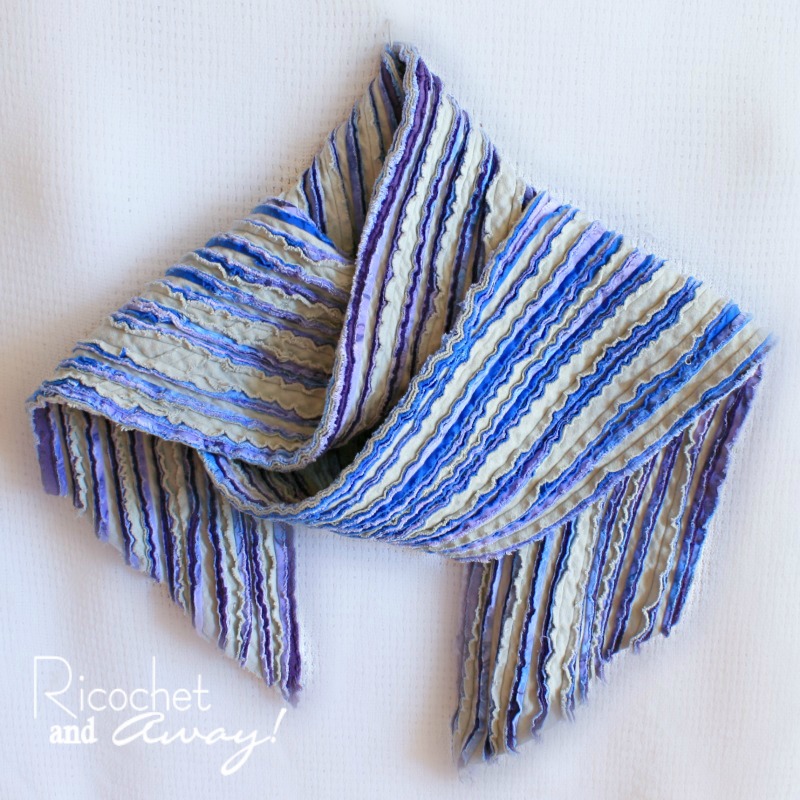 Ricochet and Away! Scrappy Chenille Scarf