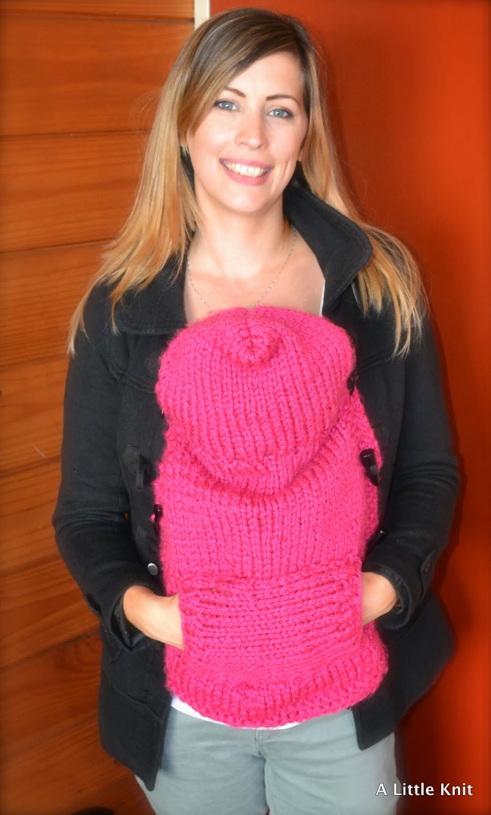 Coat Extender for Baby Carrier A Little Knit