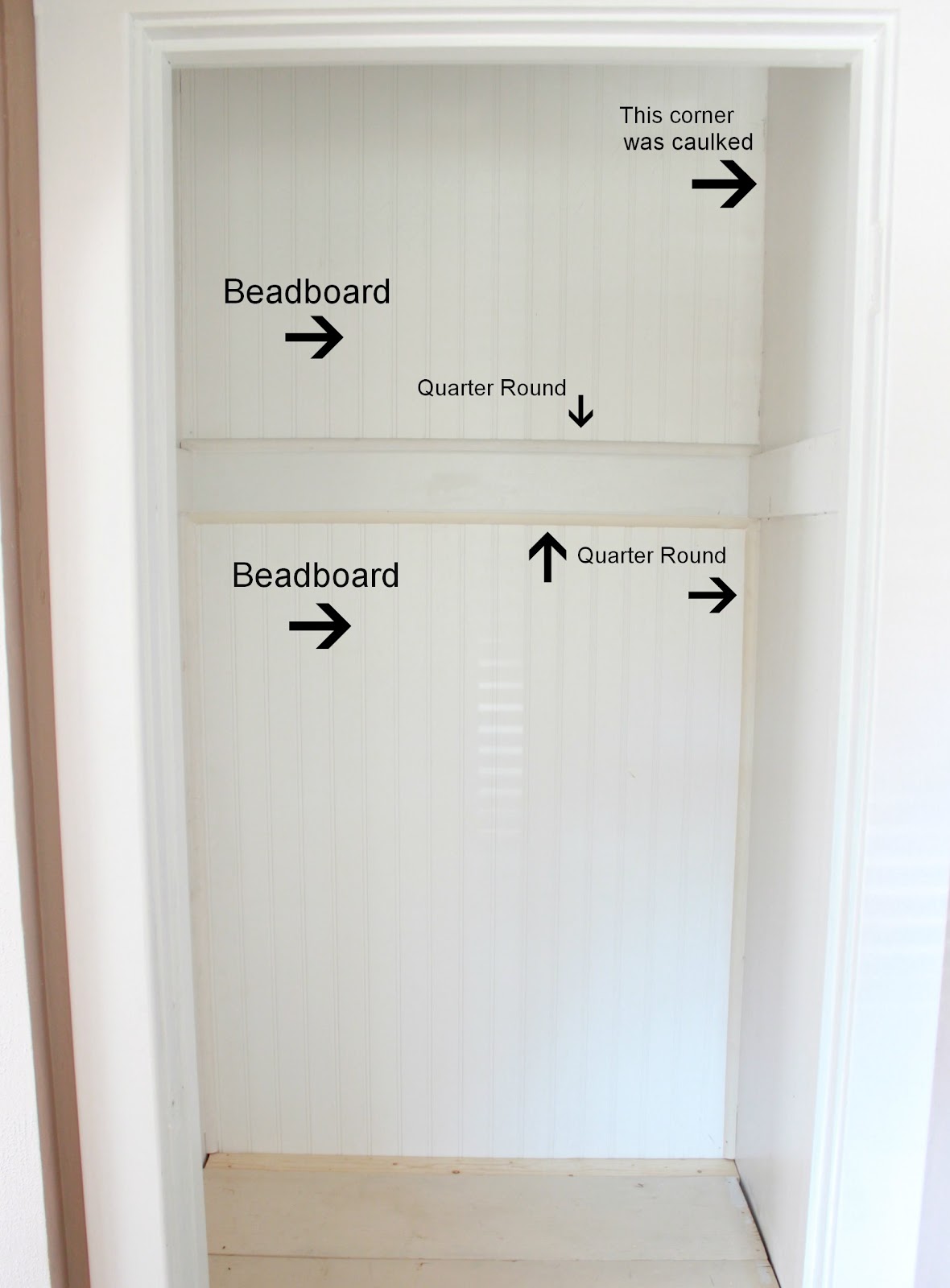 My Sister's New House & A Coat Closet Turned Entry Nook...{Entry