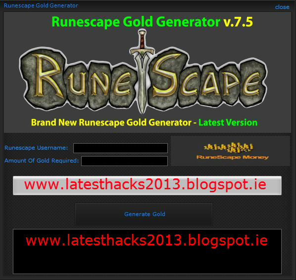 Runescape Gold Hack No Survey
