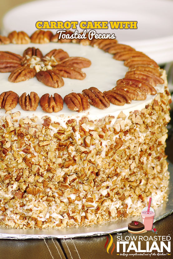 The Best Ever Carrot Cake With Toasted Pecans
