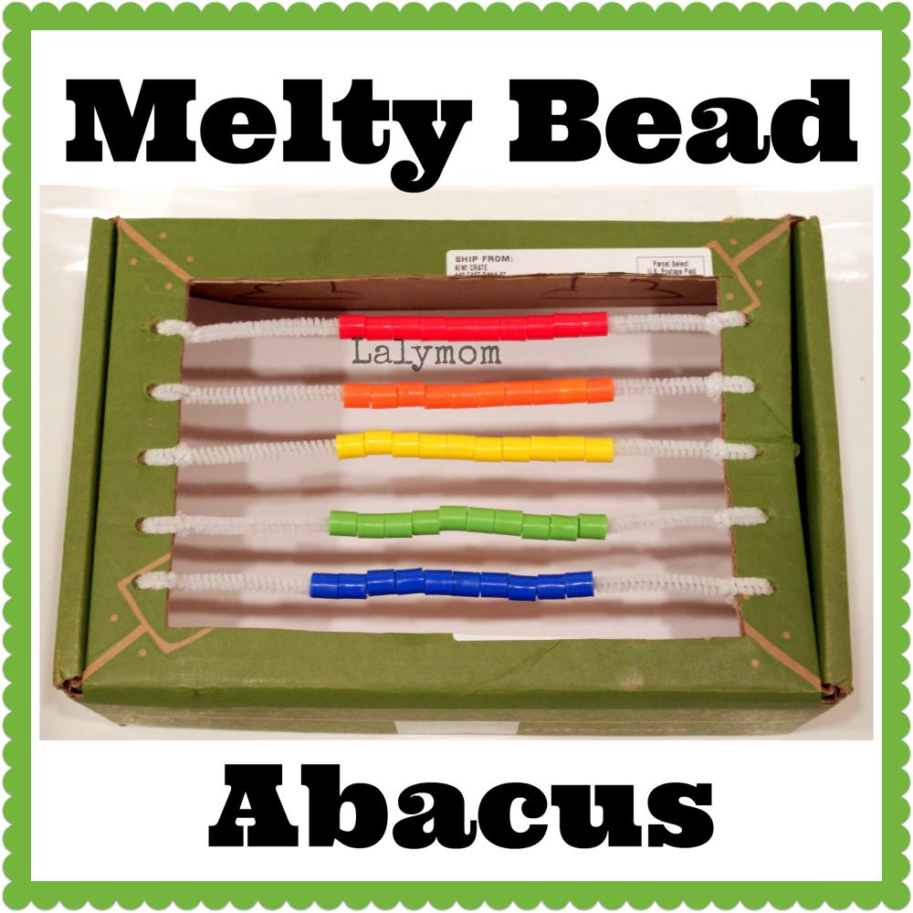 DIY Abacus With Melty Beads LalyMom
