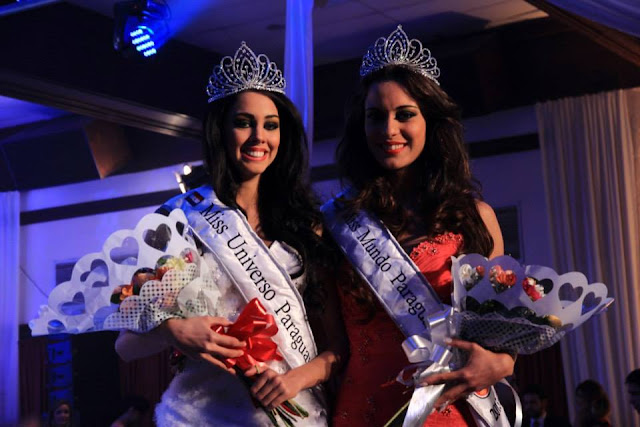 Miss Nuestra Belleza Paraguay 2013 Maria Guadalupe Gonzalez Talavera & Coral Ruiz Reyes