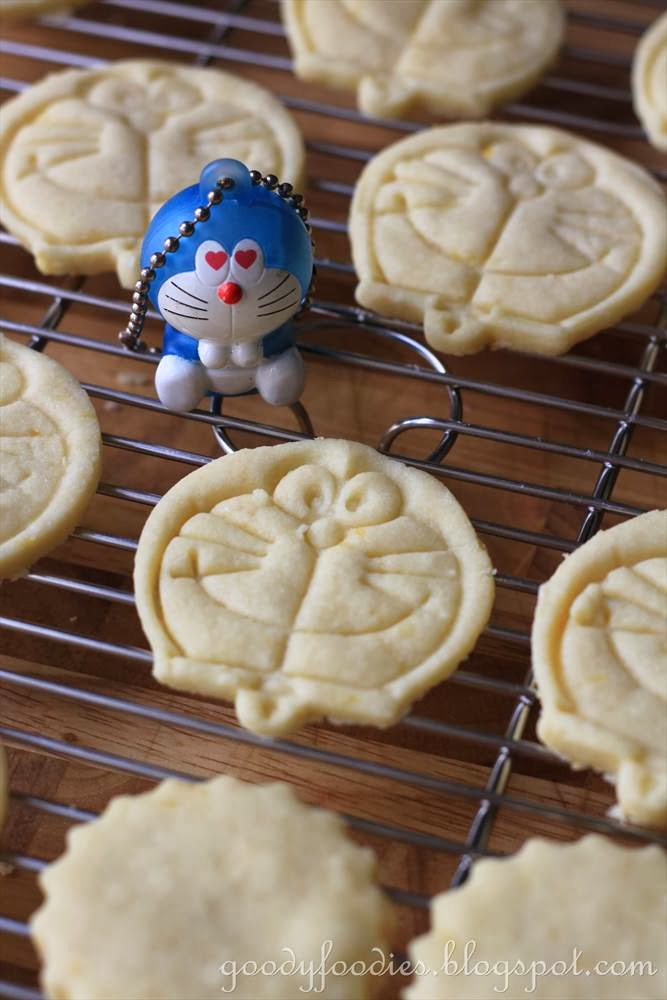 GoodyFoodies Recipe Doraemon Lemon Shortbread