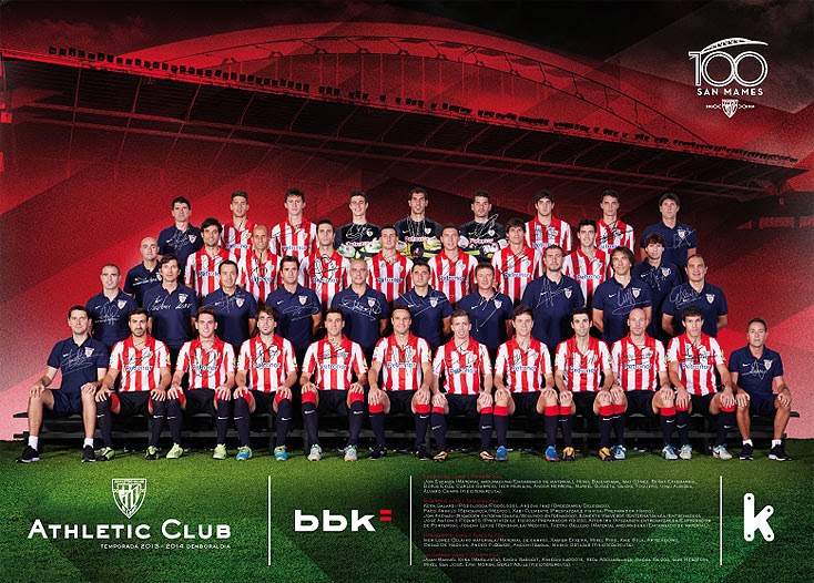 Zuri Gorri 100 Athletic Club Poster oficial temporada 2013 14