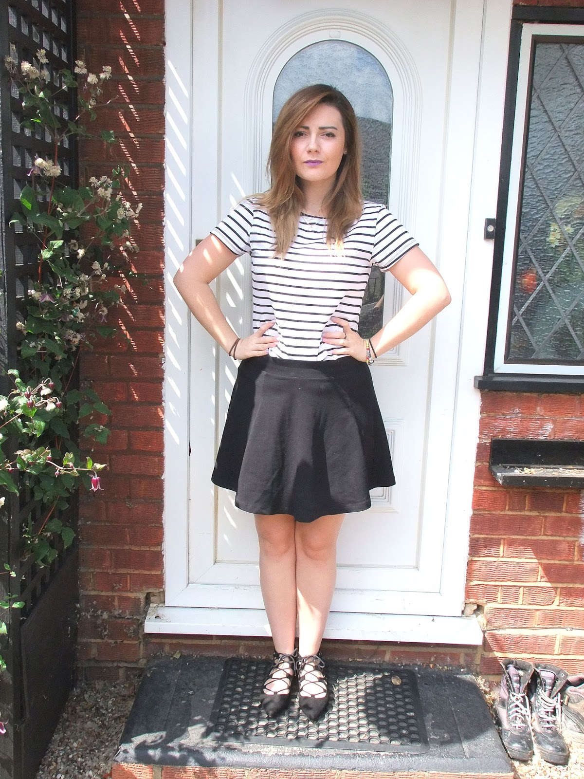 courtzmelv OOTD Skater Stripes