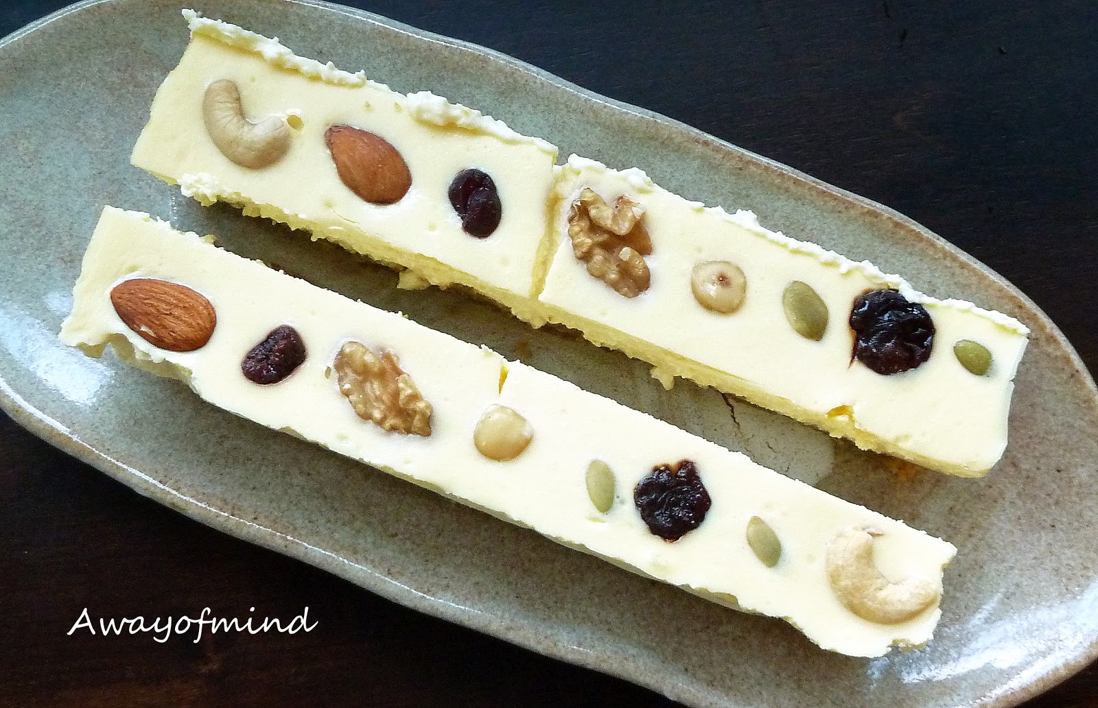 Awayofmind Bakery House Cream Cheese Stick with Dried Nuts