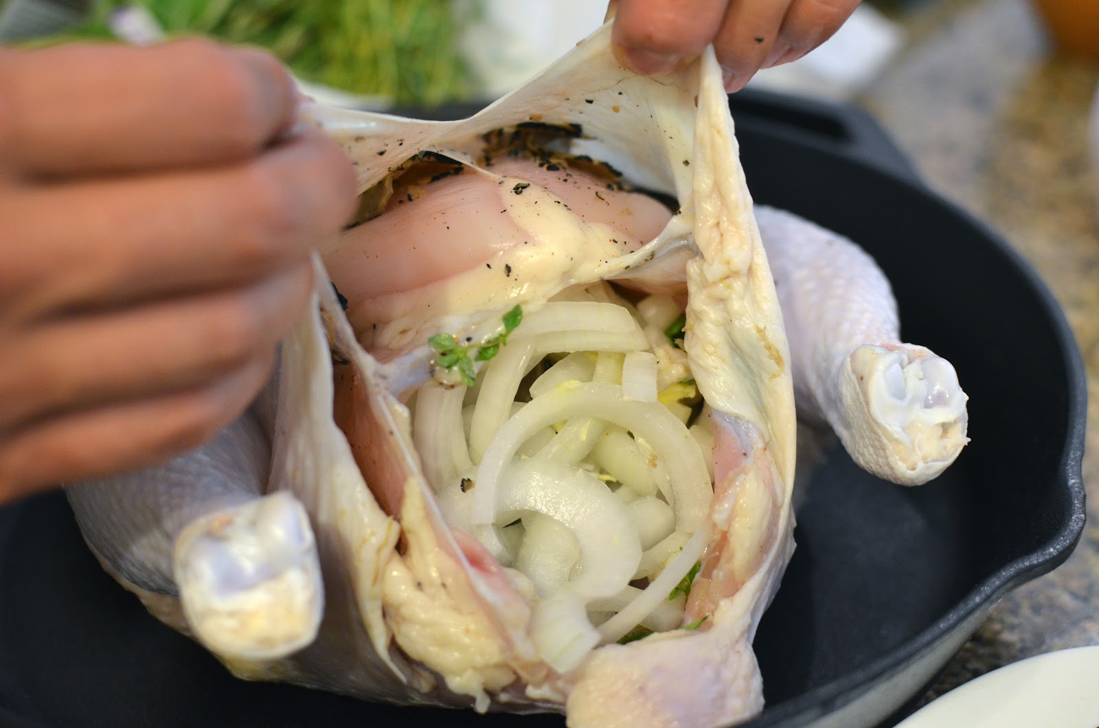 Jes' CrossFit Blog Roasted Chicken with Black Truffles and Porcini