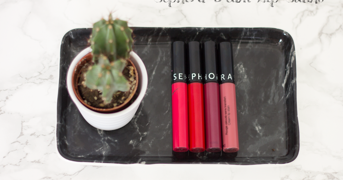 Sephora Cream Lip Stains Review and Swatches