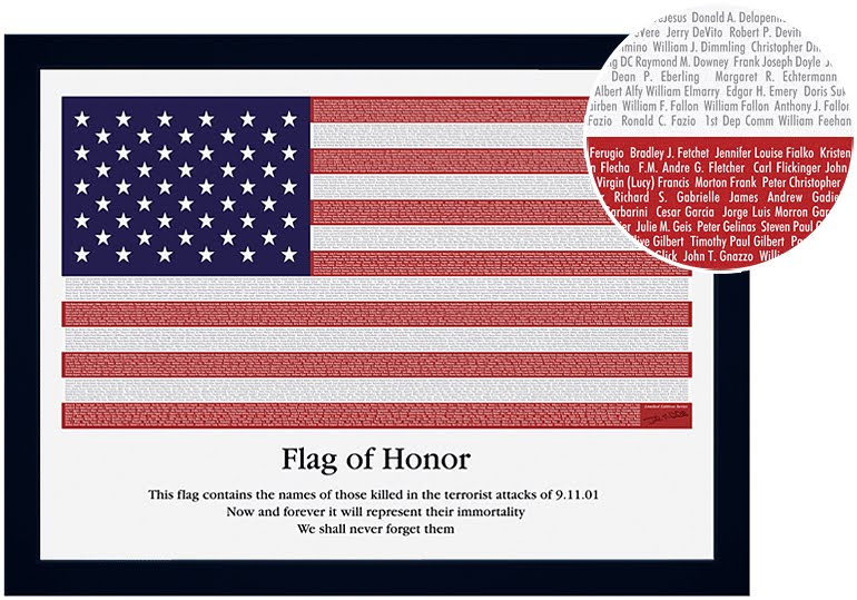 Remember 9/11 Online Tribute Flags of Honor for 9/11