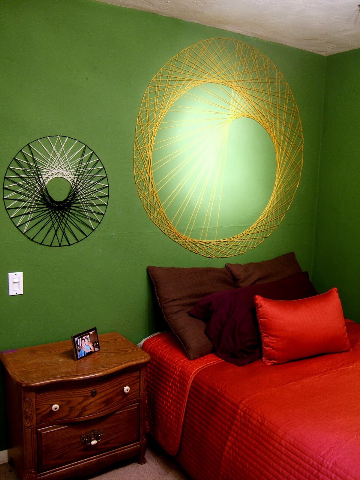 Nine Red How To String Wall Art