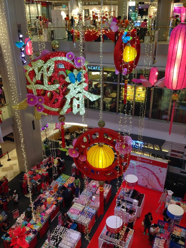 My Family and My Thoughts Chinese New Year Decorations Shopping Malls