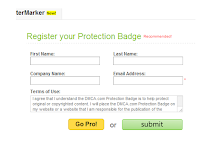 Cara mendaftarkan blog ke DMCA protection