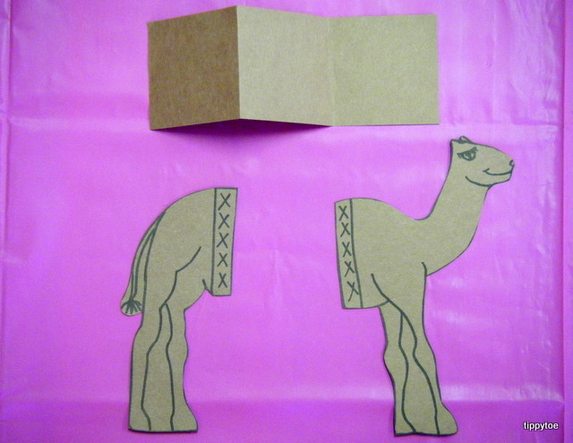 Tippytoe Crafts Alice The Camel Puppets