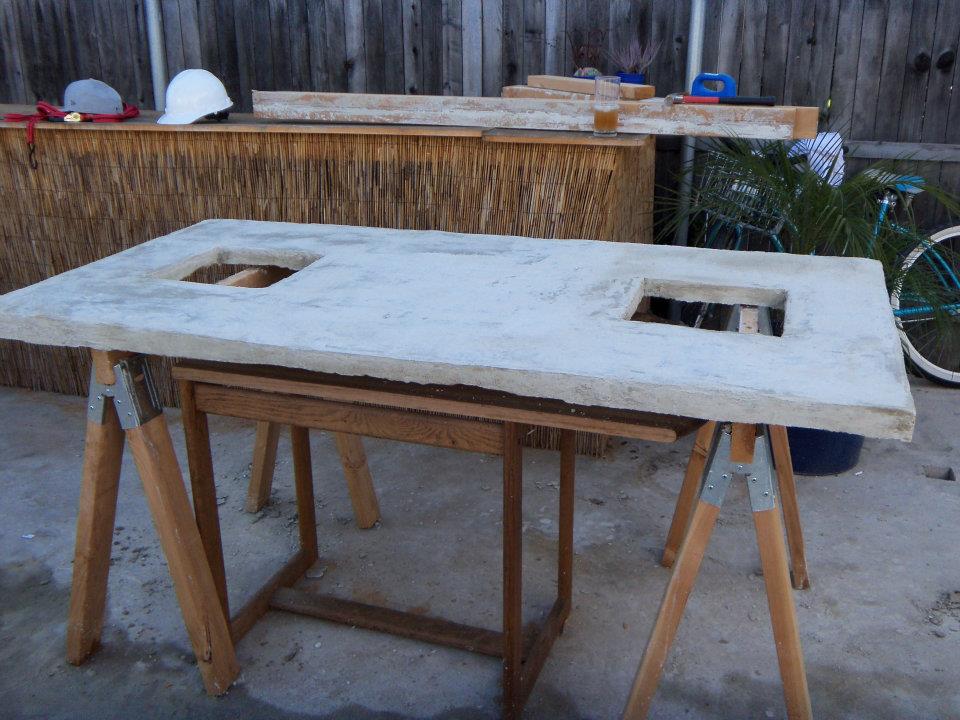 Designer Eco ECO DIY FEATURE CONCRETE TABLE