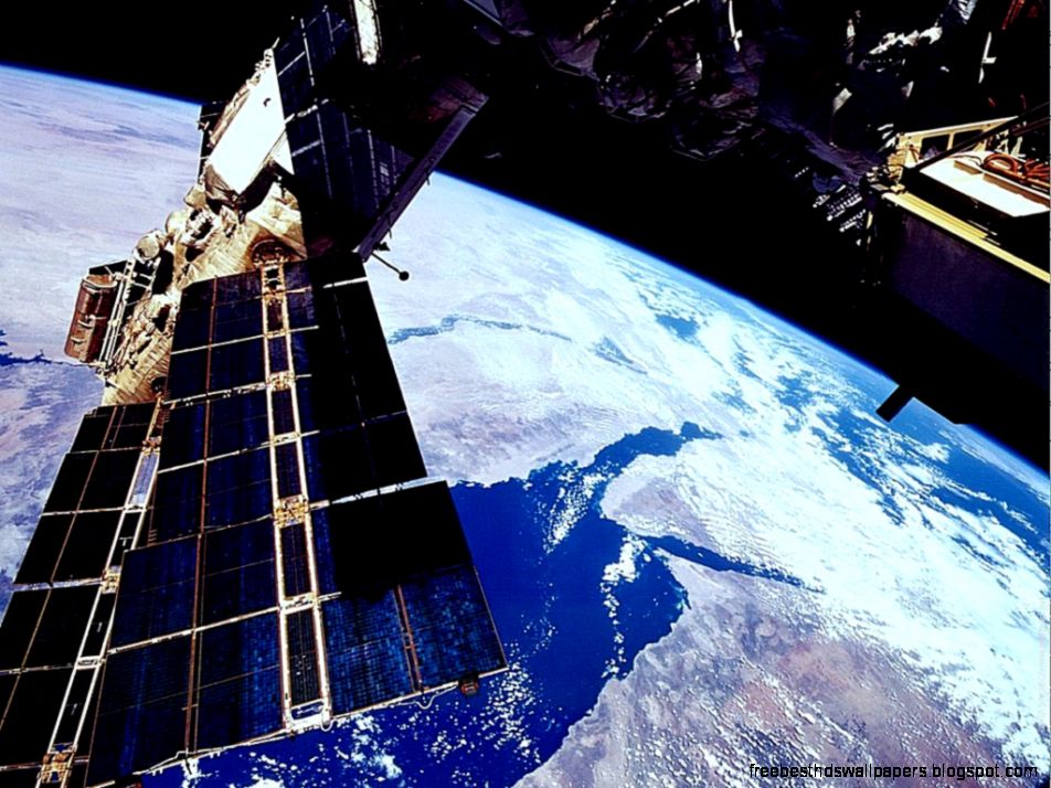 Outer Space Satellite Station Outer Space Satellite Station