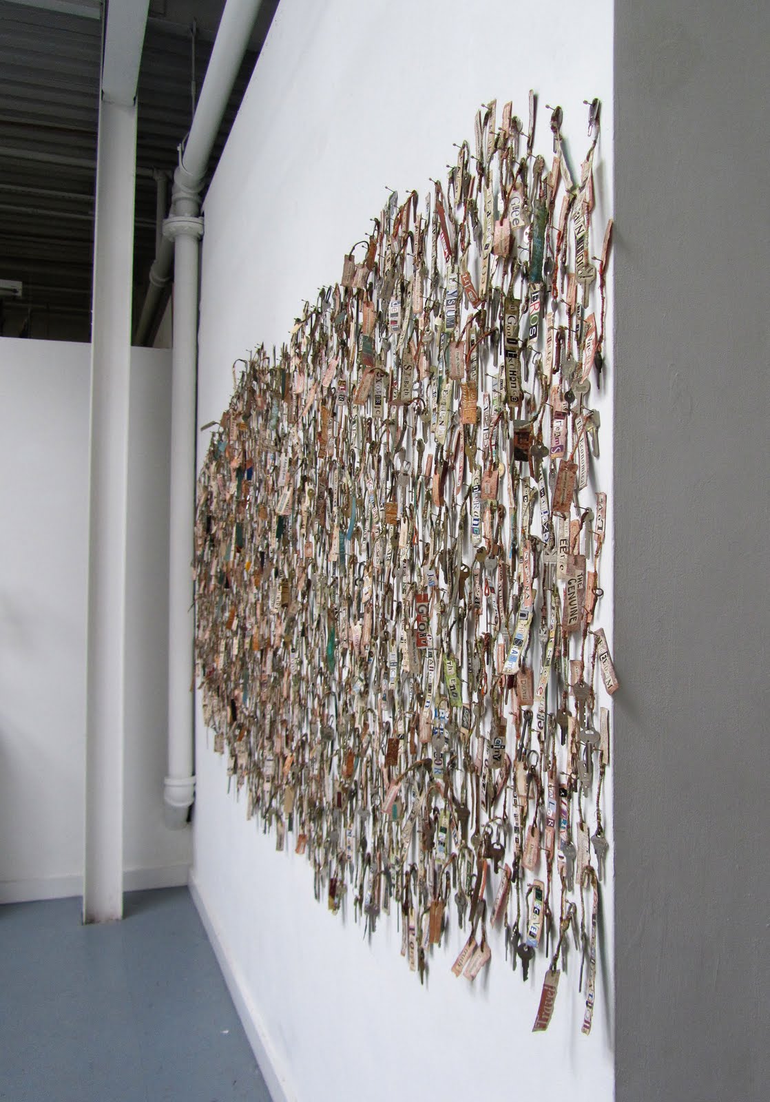 Art In Stitches The Wall of Keys