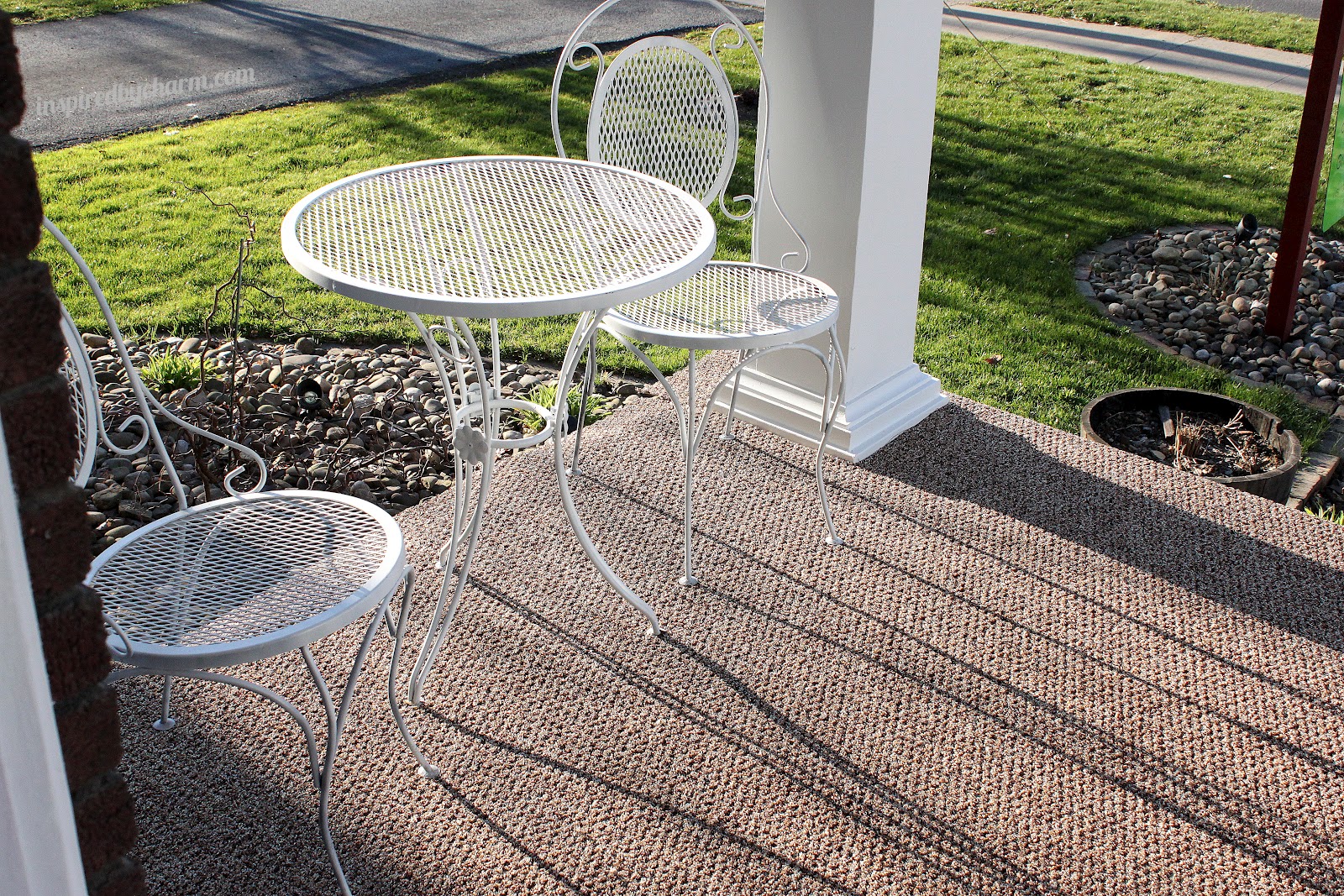 Porches, carpets and mulch oh my!