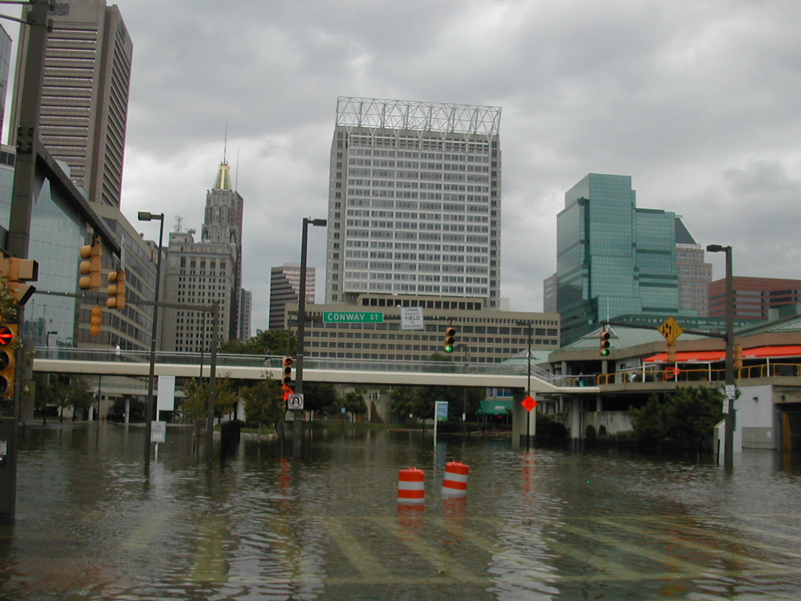 inner harbor area in baltimore during isabelle this and above images from baltimore city department of planning inner harbor area in baltimore during isabelle this and above images from baltimore city department of planning