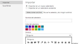 importar calendario Outlook