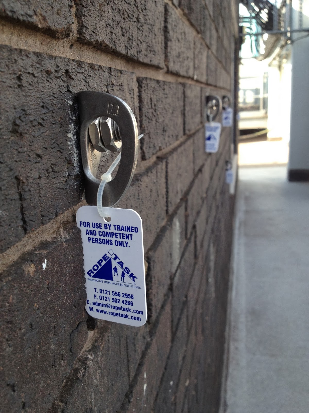 Rope Task Limited Rope Access Anchor Installation