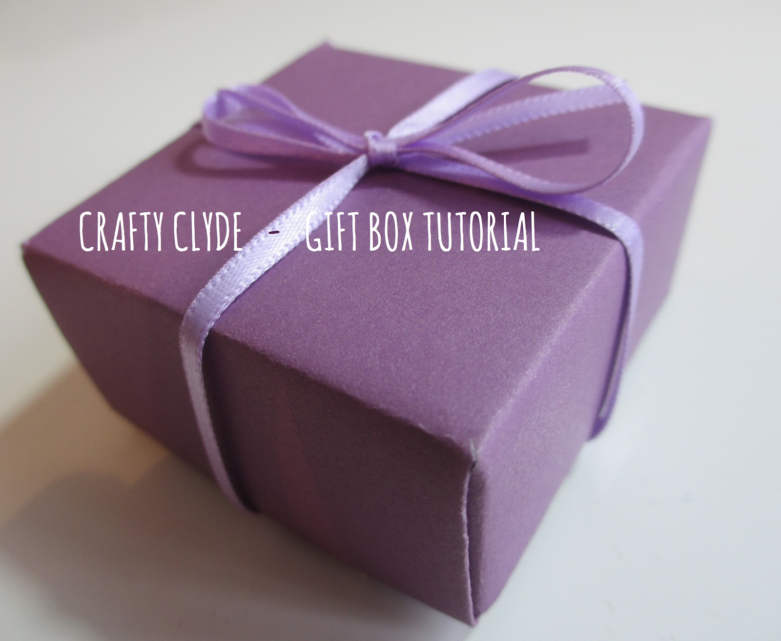 Crafty Clyde Mr Gray's Origami Gift Box Tutorial