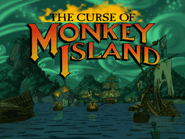 The Curse of Monkey Island title