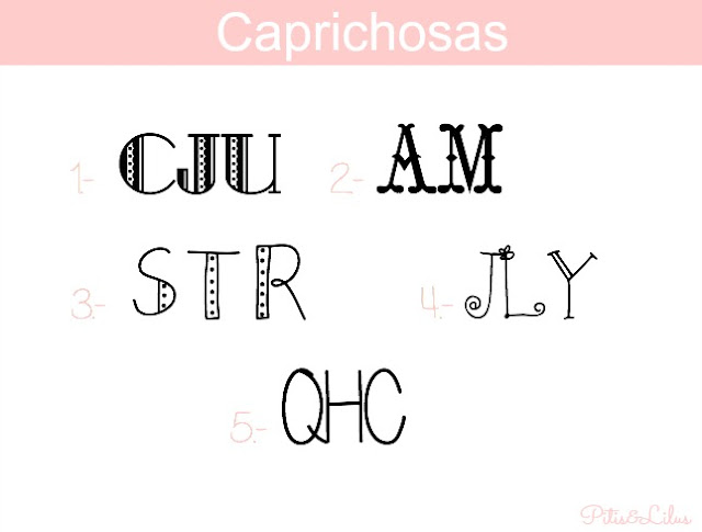 TIPOGRAFIAS, MARCOS Y BORDES PARA MONOGRAMAS:CAPRICHOSAS TIPOGRAFIAS, MARCOS Y BORDES PARA MONOGRAMAS:CAPRICHOSAS