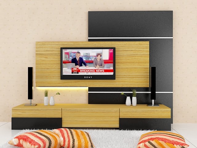 Kitchenset Pelangi Desain Interior: ruang keluarga kecil