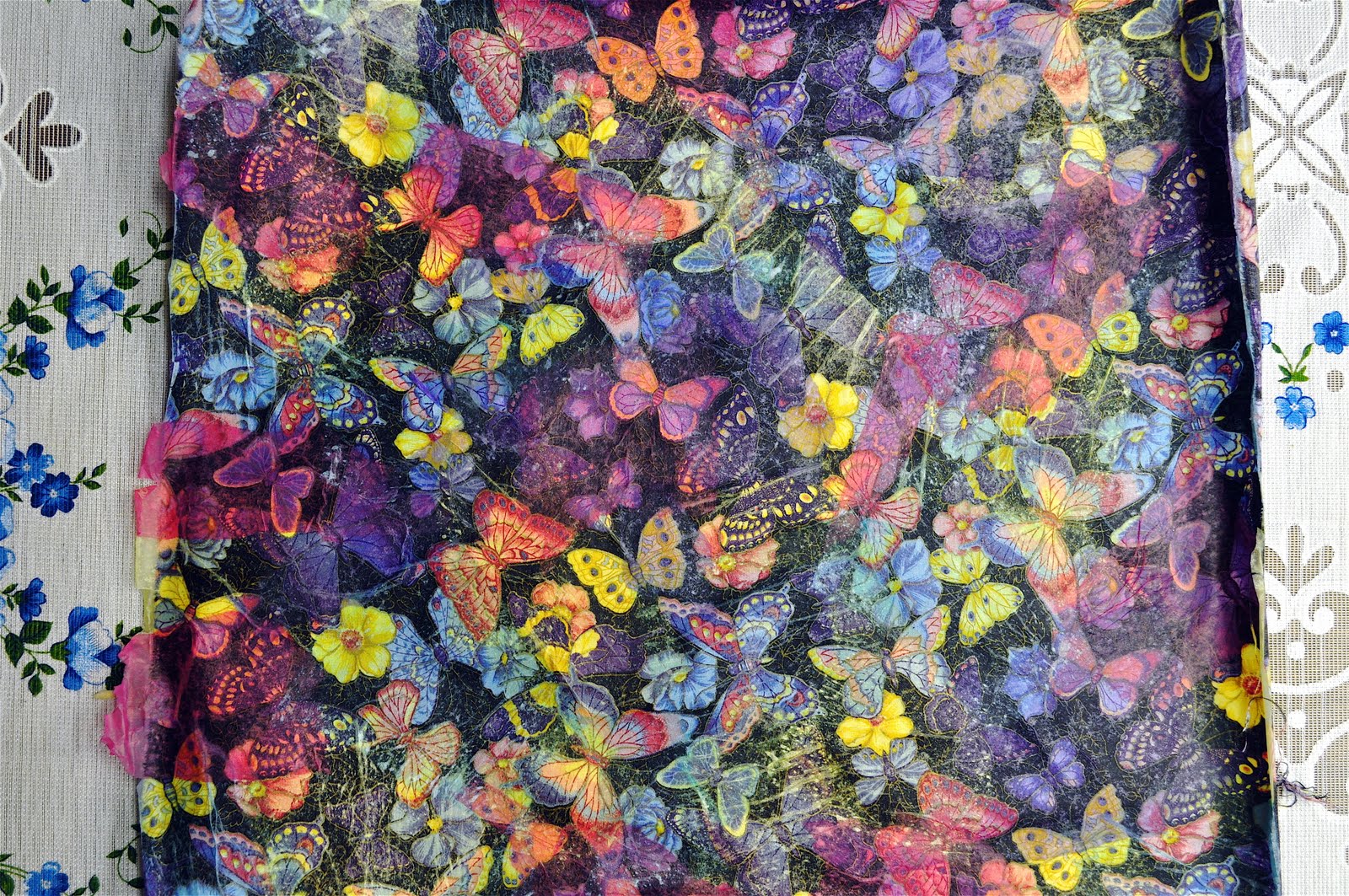 Fabric Chicken Pattern