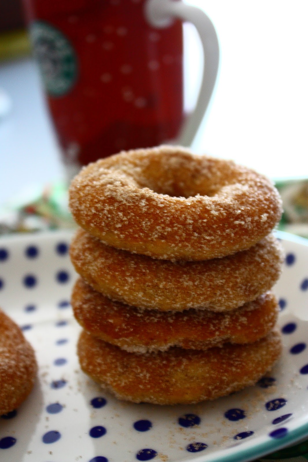 Kate's Weekend Kitchen Apple and Cinnamon Sugar Donuts