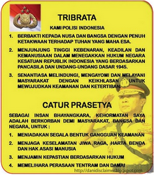 POLSEK KARANGANYAR SOLO: TRI BRATA DAN CATUR PRASETYA POLRI