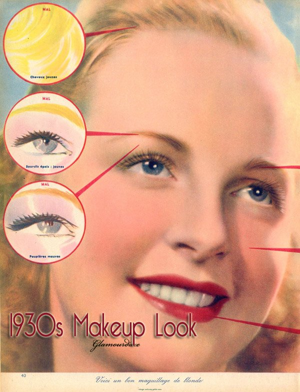 Sensación Vintage Más maquillaje vintage años '30