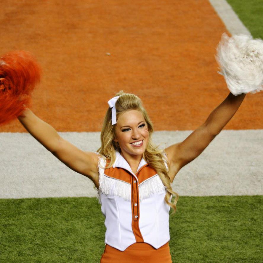 Zeta Tau Alpha University of Texas at Austin Texas Cheer White Squad