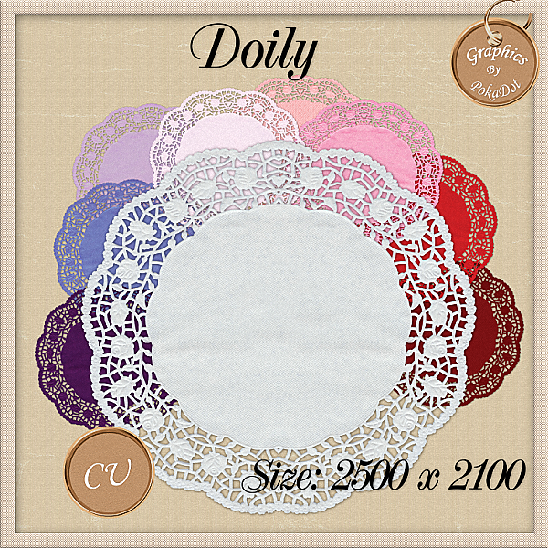 Graphics By Poka Dot Paper Doily
