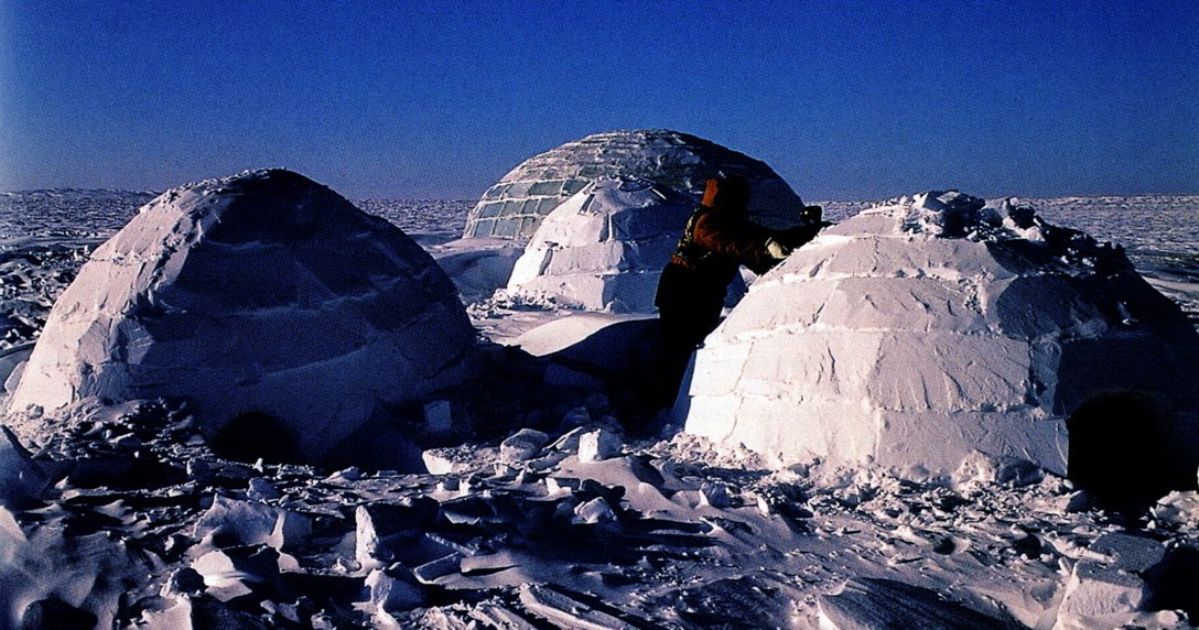 habitatio_népi Inuit iglu / Inuit Igloo