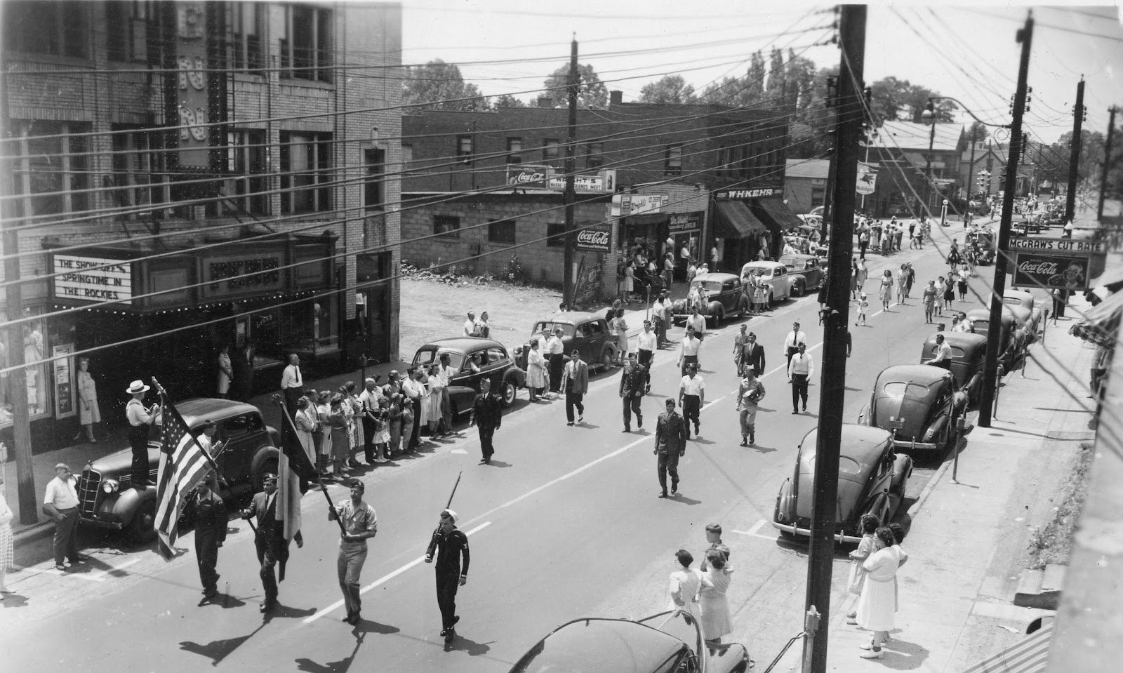 Old Time Erie Penn Theatre in Wesleyville July 4, 1947 parade