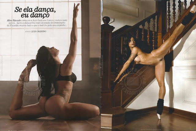 Fotos de Aline Riscado nua na Playboy.