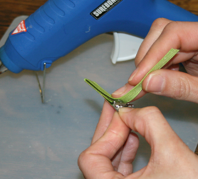 Modern Handmade Child Lined Alligator Hair Clips