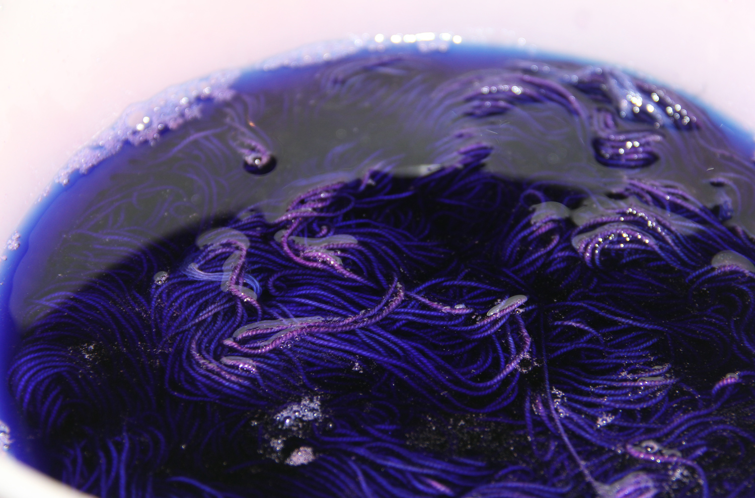Nelkin Designs Blog Dyeing a Long Gradient Yarn at Home with Food Dye!
