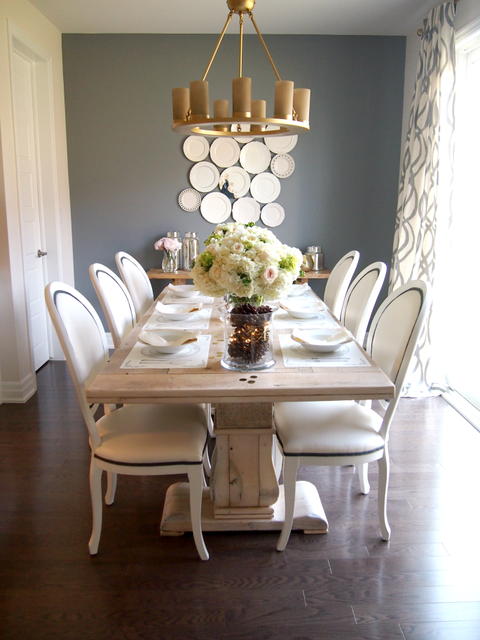 How To Spray Paint A Light Fixture + Dining Room Reveal Suburban FauxPas