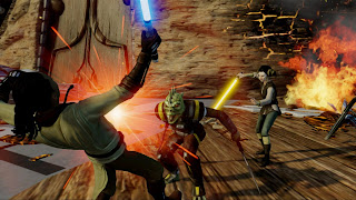 Kinect Star Wars go game 6