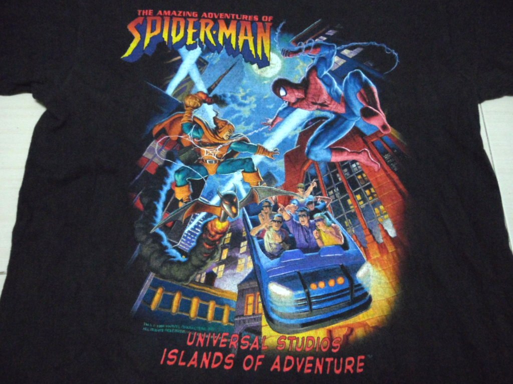 spider man universal studios shirt