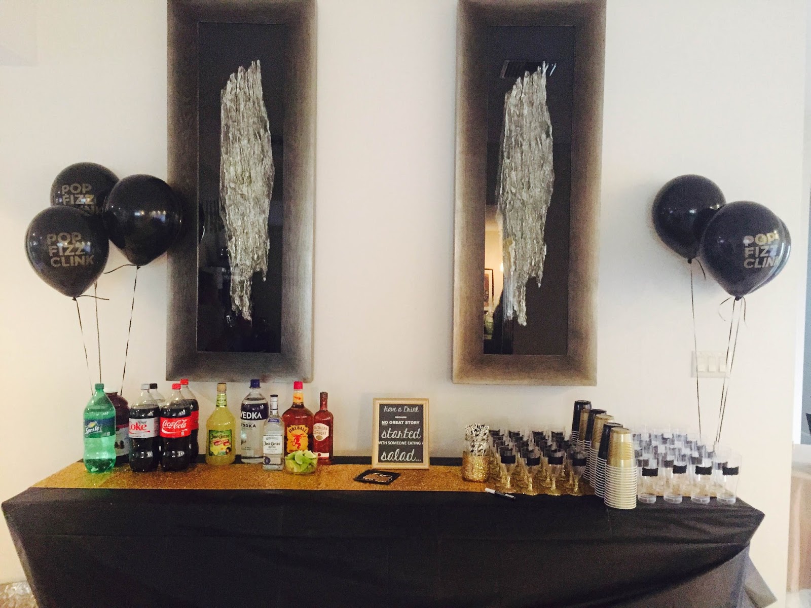 GlamorouslyLiving Stock the Bar Party DIY Edition